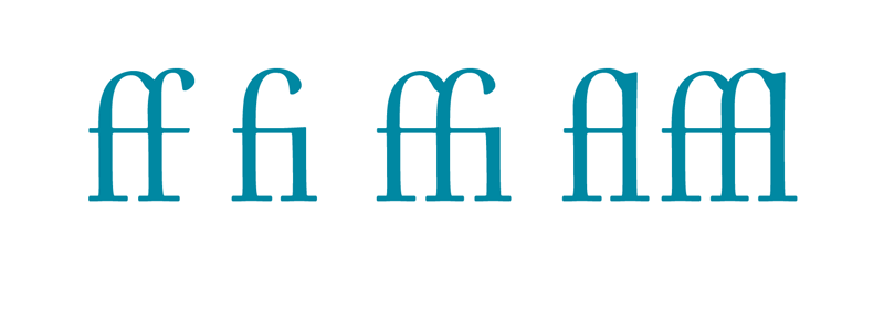 Standard latin ligatures